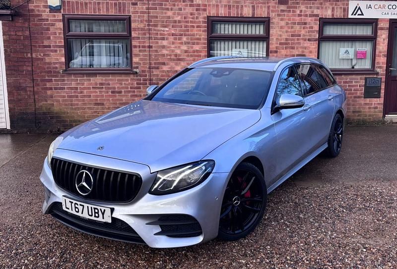 Used Mercedes E220 AMG line 2017 Silver Estate