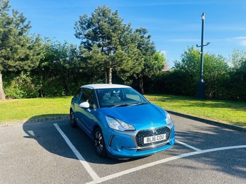 Blue Used 2016 DS Automobiles DS3 Chic Hatchback | £5,000 (A bit pricey) - Image 1/4