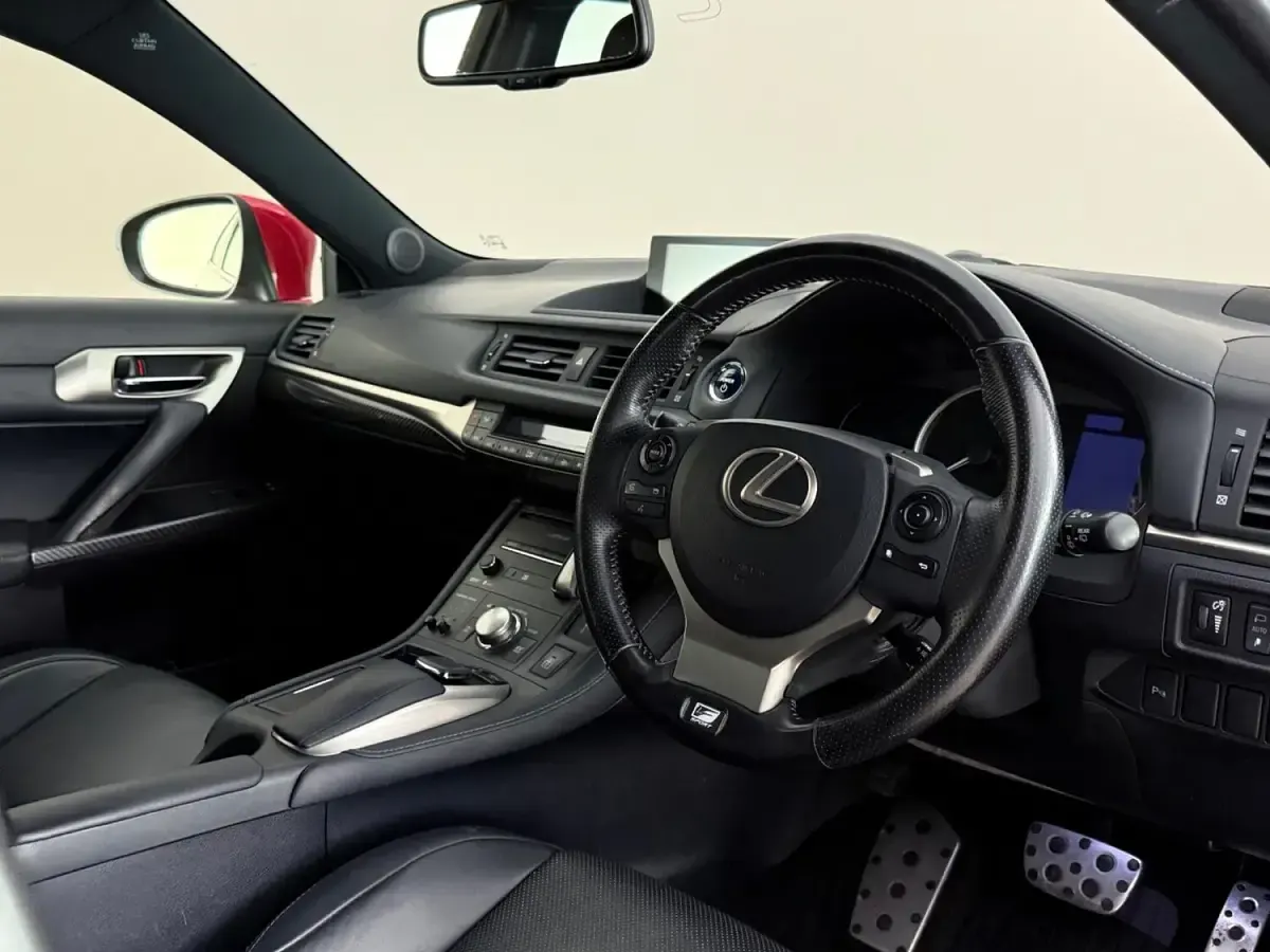 Used Lexus CT200h Sport Line 2017 Red Hatchback
