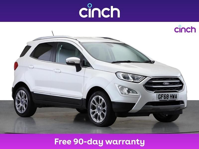 White Used 2018 Ford Ecosport Titanium SUV | £6,999 (Fair price) - Image 1/3