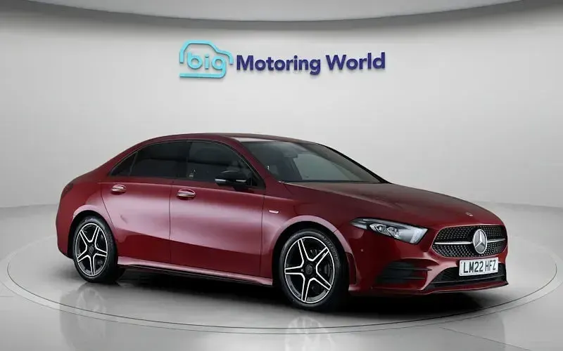 Used Mercedes A200 AMG line 163 HP (119 kW) 2022 Red Sedan