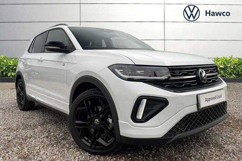 White New 2025 VW T-Cross Black Edition SUV | £27,995 (Good price) - Image 1/4