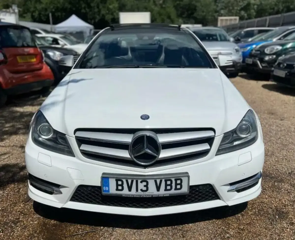 Used Mercedes C220 AMG 2013 White Coupe