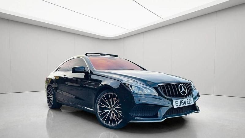 Used Mercedes E400 AMG line 2014 Black Coupe