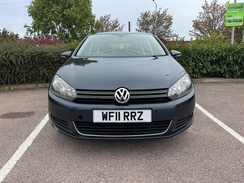 Used VW Golf VI Match 105 HP (77 kW) 2011 Blue Hatchback