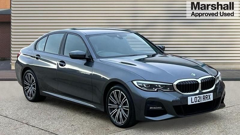 Grey Used 2021 BMW 330e M Sport Sedan | £20,195 (Good price) - Image 1/4