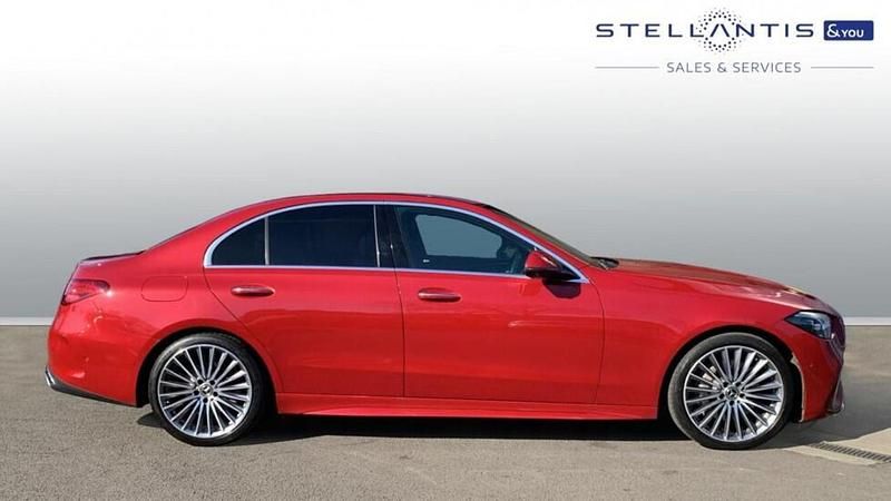 Used Mercedes C200 AMG line 221 HP (162 kW) 2023 Red Sedan