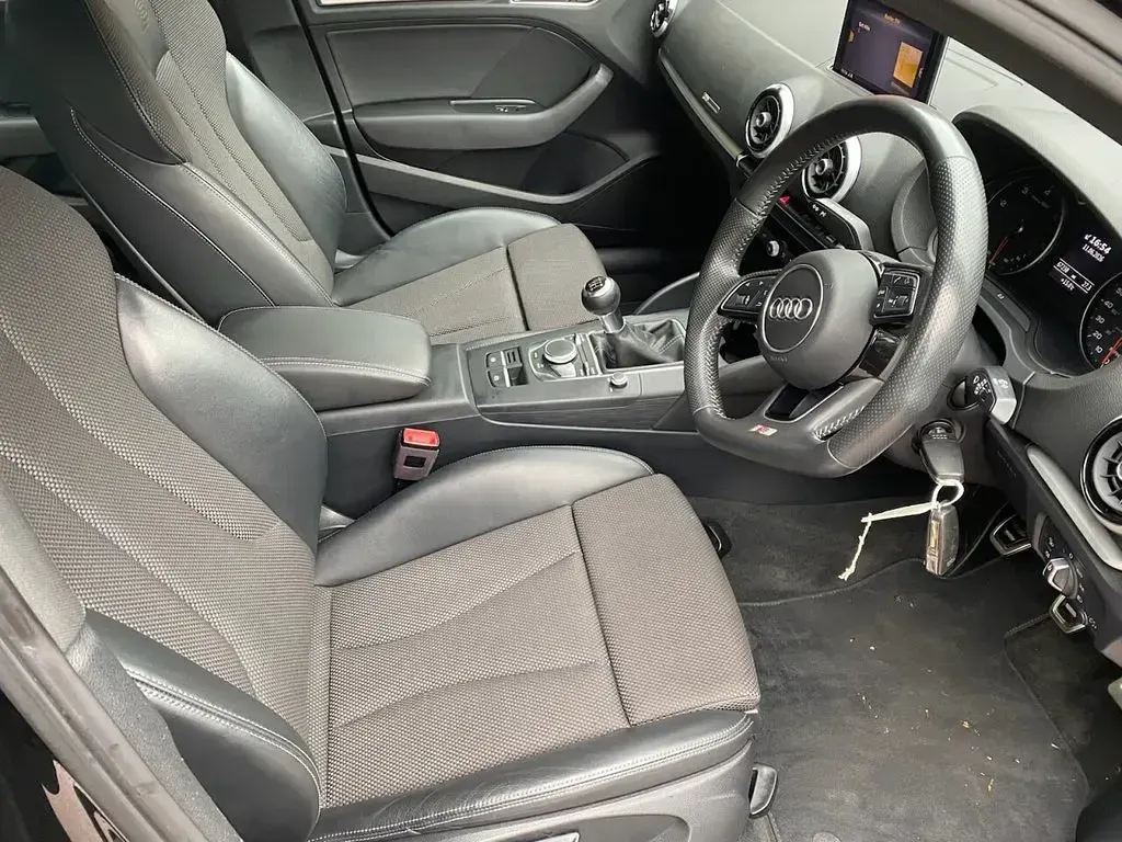 Used Audi A3 S-Line 150 HP (110 kW) 2019 Black Sedan