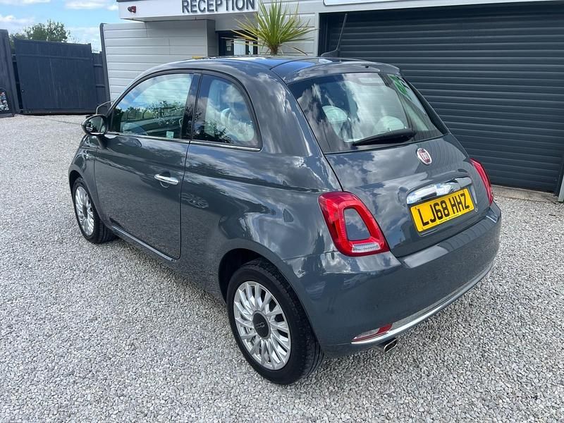 Used Fiat 500 Lounge 69 HP (50 kW) 2018 Grey Hatchback