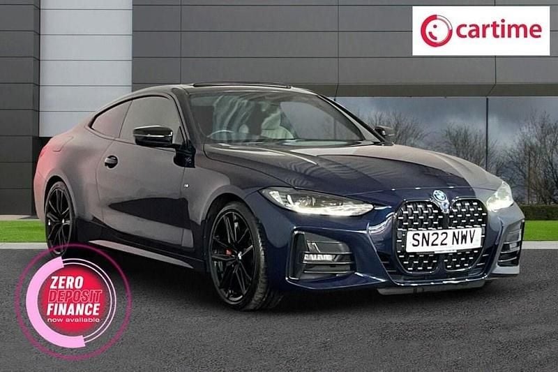 Blue Used 2022 BMW 420 M Sport Coupe | £27,922 (Fair price) - Image 1/4