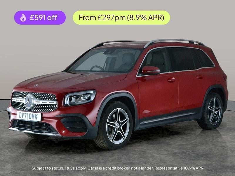 Used Mercedes GLB200 AMG line 163 HP (119 kW) 2021 Red SUV