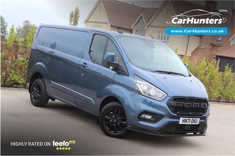 Blue Used 2021 Ford Transit Custom Limited Van | £18,495 (Good price) - Image 1/4