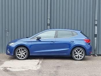 Used Seat Ibiza XCELLENCE Lux 110 HP (80 kW) 2021 Blue Hatchback