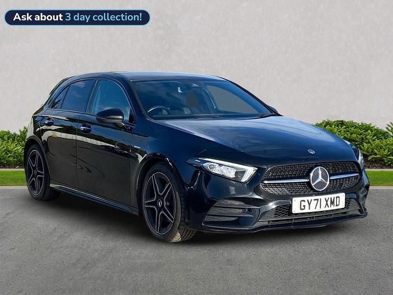 Black Used 2021 Mercedes A180 AMG Line Premium Hatchback | £18,999 (A bit pricey) - Image 1/4