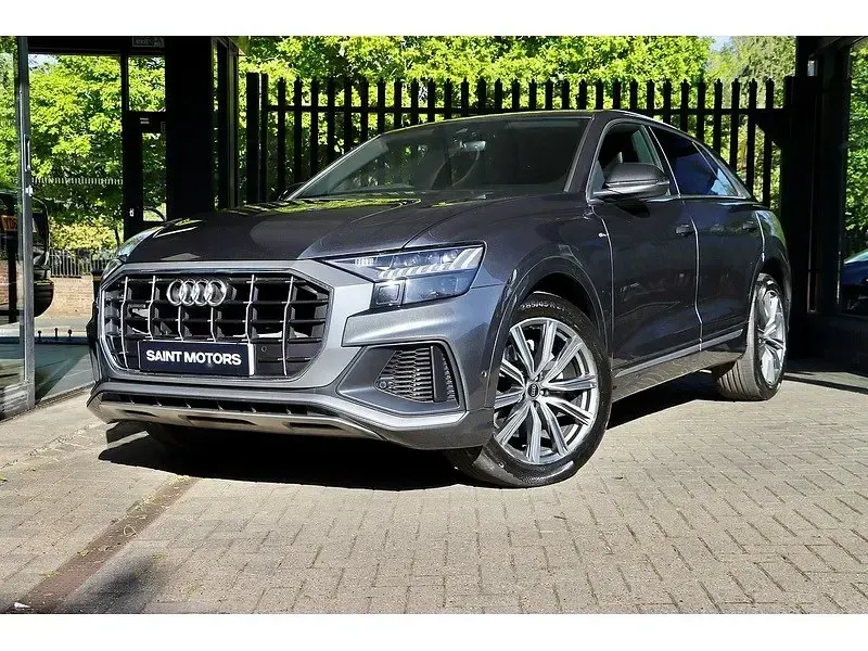 Begagnad Audi Q8 S-Line 340 HK (250 kW) 2022 Grå SUV