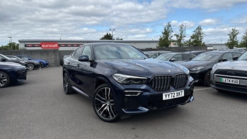 Blue Used 2023 BMW X6 M Sport SUV | £46,806 (Good price) - Image 1/4