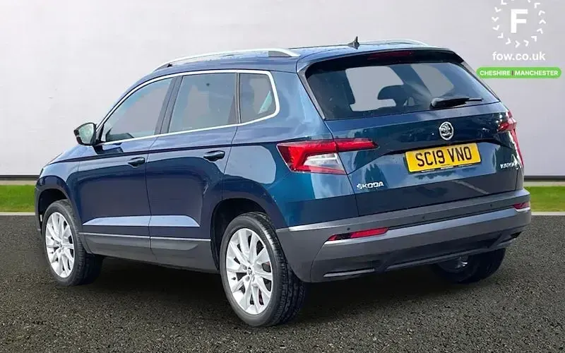 Used Skoda Karoq SE L 116 HP (85 kW) 2019 Blue SUV