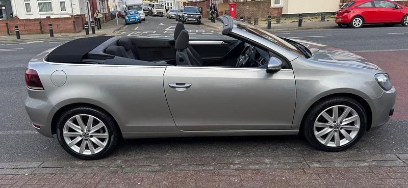 Used VW Golf Cabriolet SE 122 HP (89 kW) 2012 Silver Cabriolet