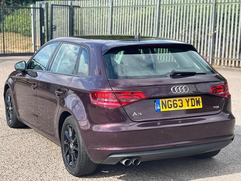 Red Used 2013 Audi A3 Sportback Hatchback | £4,950 (Good price) - Image 1/4