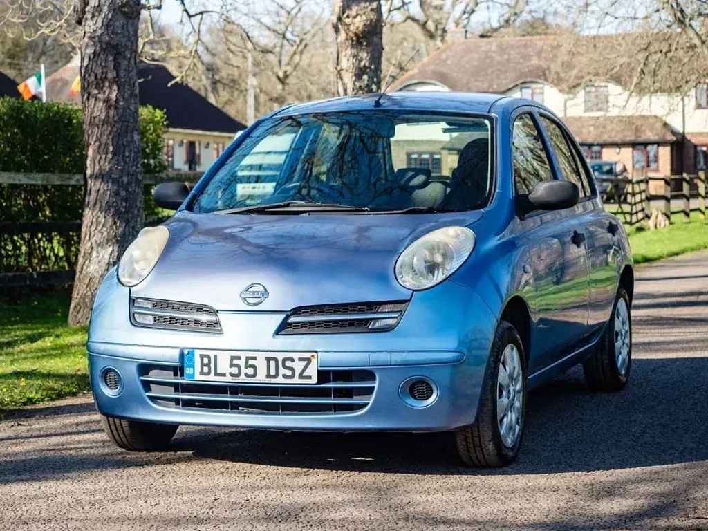 Begagnad Nissan Micra S 79 HK (58 kW) 2006 Blå Halvkombi