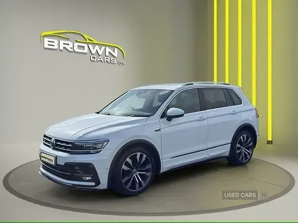 Used VW Tiguan R-line 150 HP (110 kW) 2019 White SUV