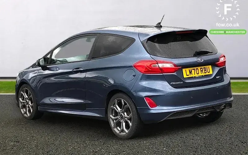 Used Ford Fiesta ST-Line 125 HP (91 kW) 2020 Blue Hatchback