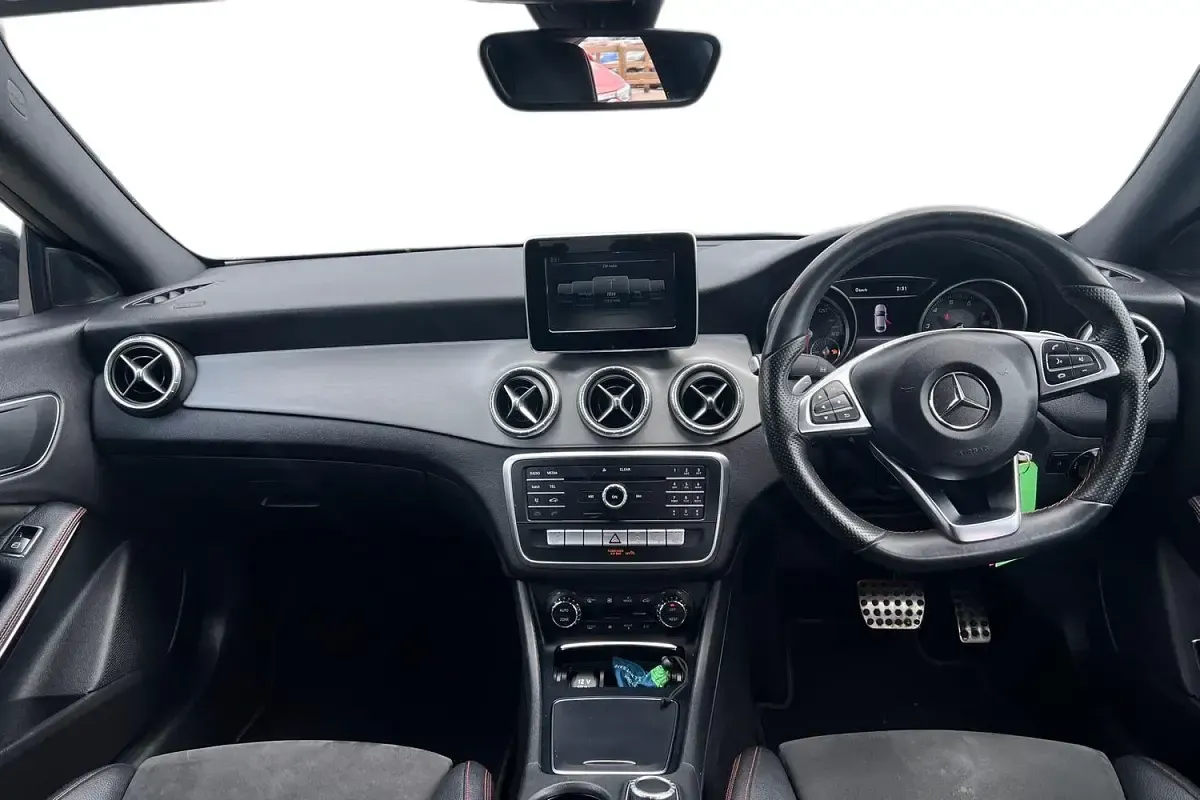 Used Mercedes CLA180 AMG line 122 HP (89 kW) 2017 Grey Coupe