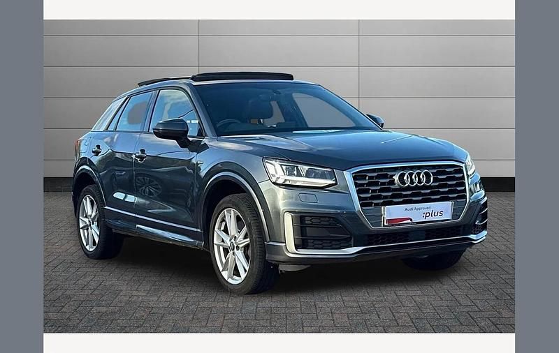 Grey Used 2018 Audi Q2 S-Line SUV | £16,395 (Fair price) - Image 1/4