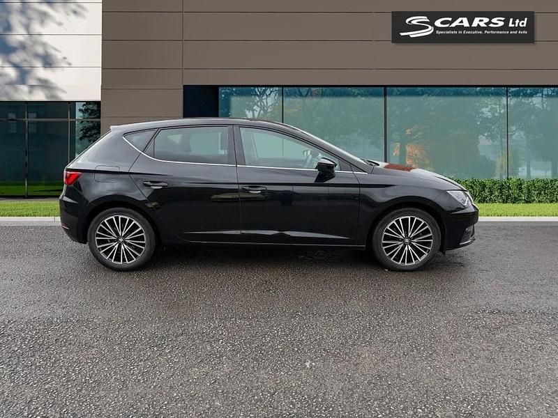 Used Seat Leon XCELLENCE Lux 150 HP (110 kW) 2019 Black Hatchback