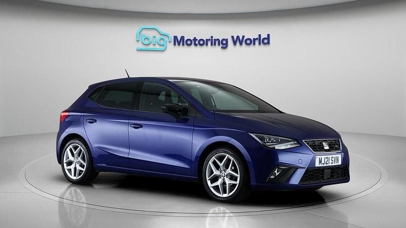 Used Seat Ibiza FR 95 HP (69 kW) 2021 Blue Hatchback