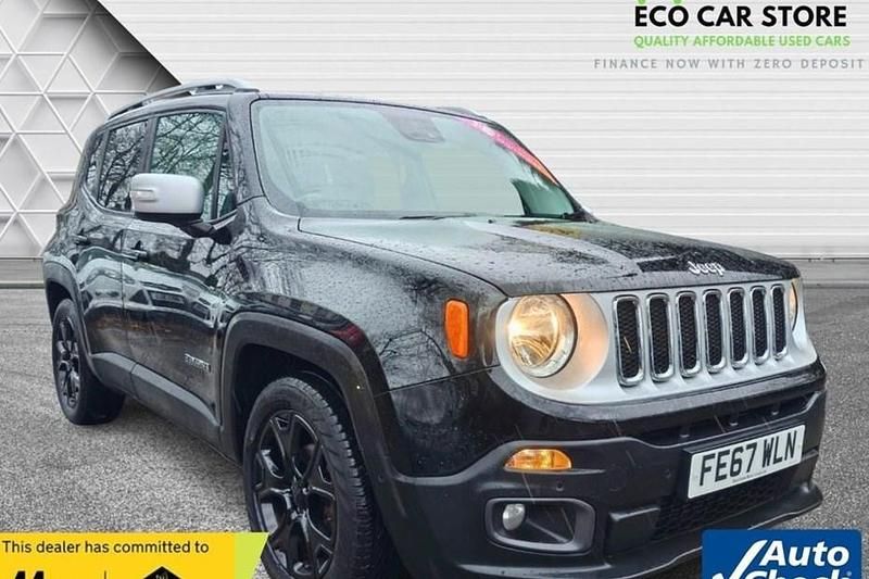 Black Used 2017 Jeep Renegade Limited SUV | £10,495 (Fair price) - Image 1/1