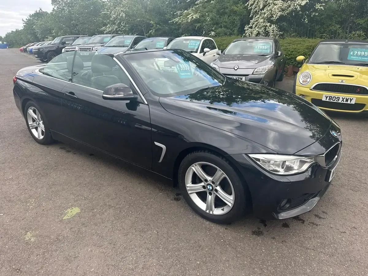 Used BMW 420 Cabriolet Performance 190 HP (139 kW) 2015 Black Cabriolet