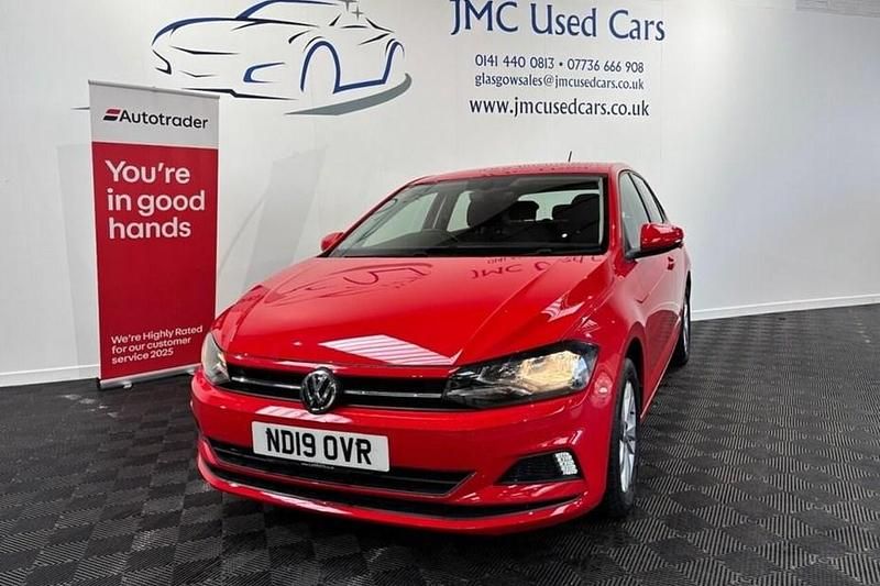 Used VW Polo Edition 65 HP (47 kW) 2019 Red Hatchback