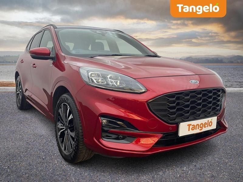 Red Used 2021 Ford Kuga ST-Line X SUV | £18,995 (Fair price) - Image 1/4