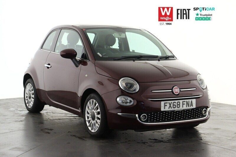 Red Used 2018 Fiat 500 Lounge Hatchback | £8,499 (Expensive) - Image 1/3