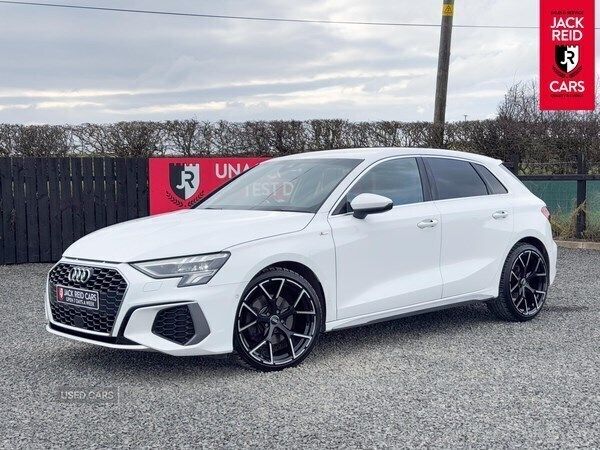 White Used 2020 Audi A3 S-Line Hatchback | £14,995 (Fair price) - Image 1/4