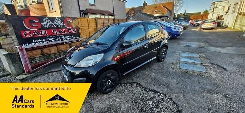 Black Used 2014 Peugeot 107 Active Hatchback | £2,795 (Fair price) - Image 1/4