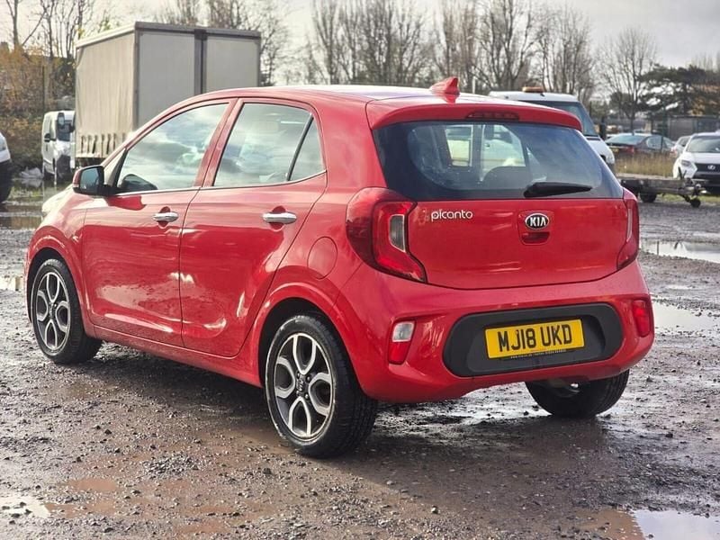 Used Kia Picanto 83 HP (61 kW) 2018 Red Hatchback