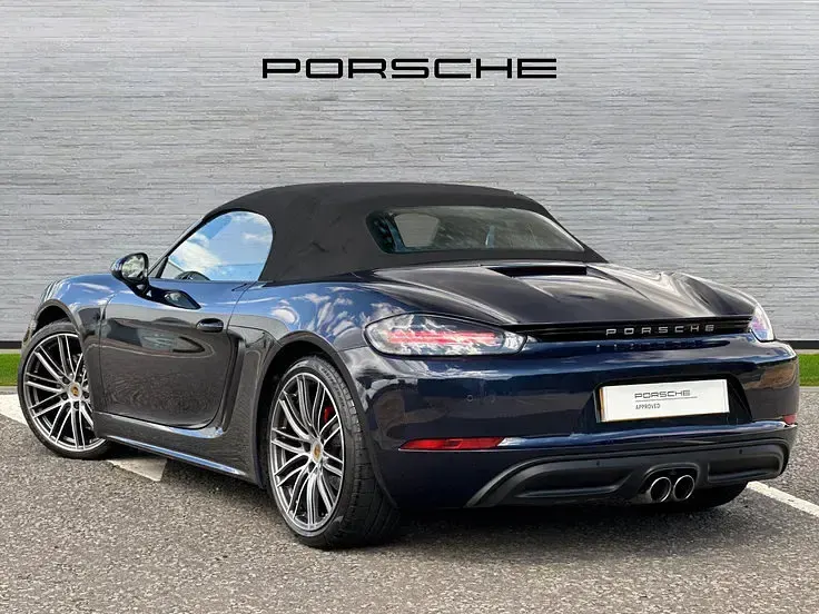 Used Porsche 718 345 HP (253 kW) 2017 Blue Cabriolet