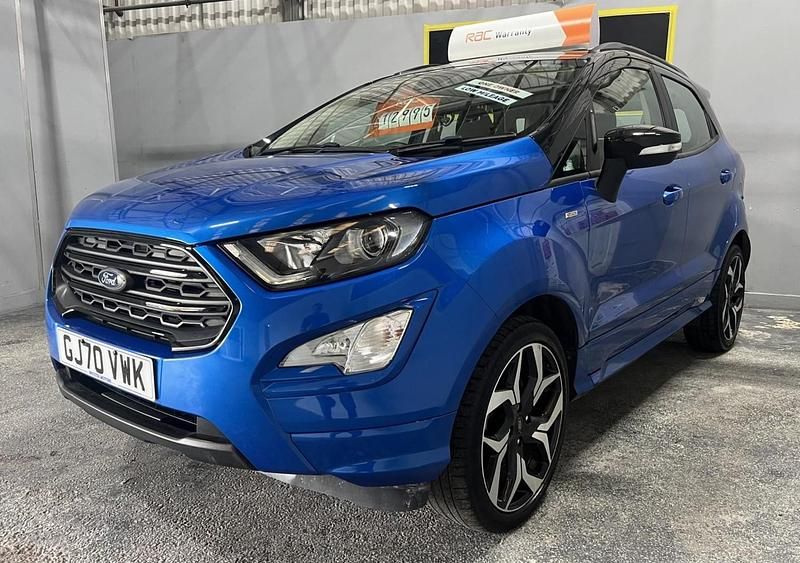 Blue Used 2020 Ford Ecosport ST-Line SUV | £12,995 (Fair price) - Image 1/4
