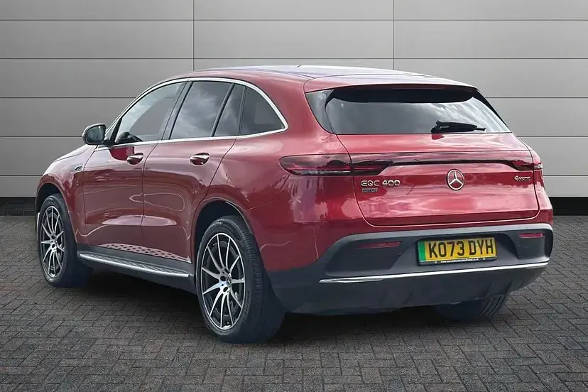 Used Mercedes EQC400 AMG line 300 kW (408 HP) 2023 Red SUV
