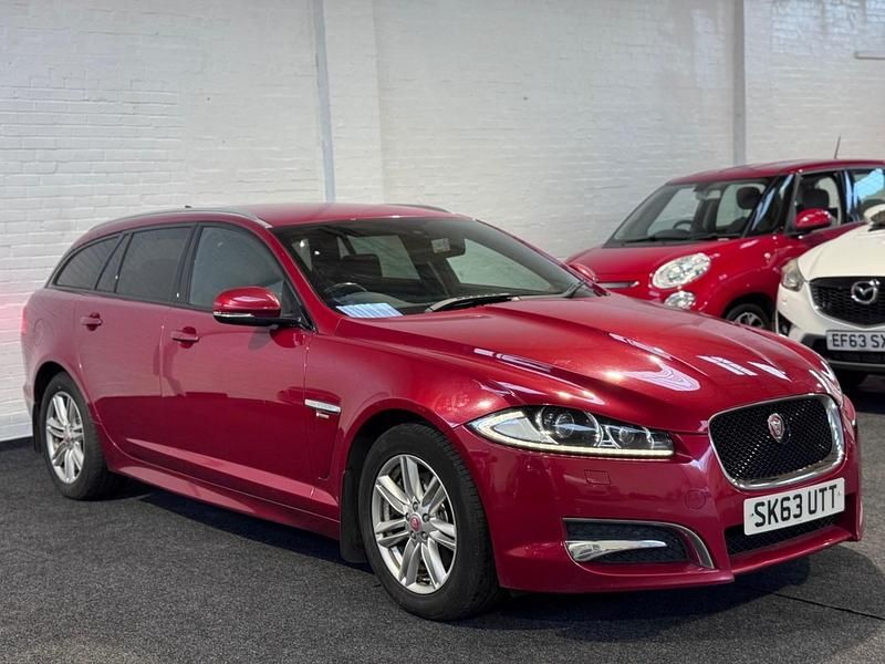 Red Used 2013 Jaguar XF R-Sport Estate | £4,995 (Fair price) - Image 1/4
