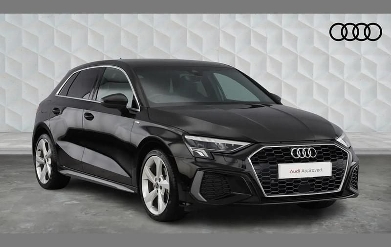 Used Audi A3 S-Line 110 HP (80 kW) 2024 Black Hatchback