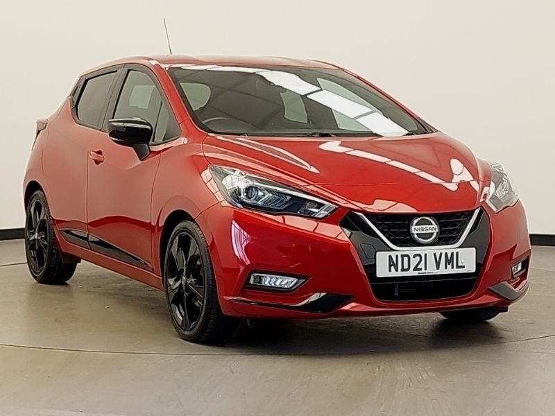 Red Used 2021 Nissan Micra Hatchback | £13,998 (Fair price) - Image 1/4