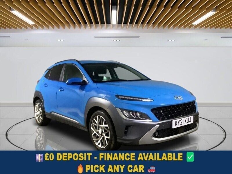Blue Used 2021 Hyundai Kona Ultimate SUV | £15,749 (Fair price) - Image 1/3