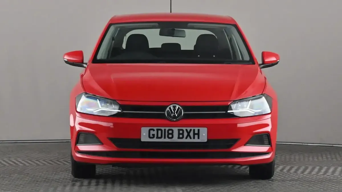 Begagnad VW Polo SE 65 HK (47 kW) 2018 Röd Halvkombi