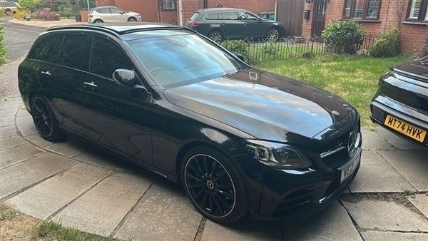 Black Used 2021 Mercedes C300 AMG line Estate | £28,995 (Expensive) - Image 1/1