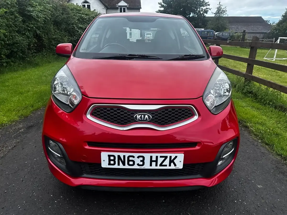 Used Kia Picanto City 68 HP (50 kW) 2013 Red Hatchback