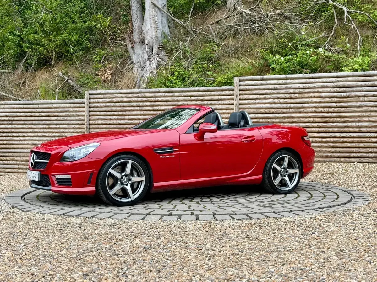 Used Mercedes SLK55 AMG 2013 Red Cabriolet