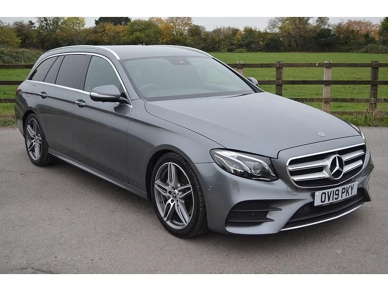 Grey Used 2019 Mercedes E220 AMG line Estate | £19,989 (Good price) - Image 1/3
